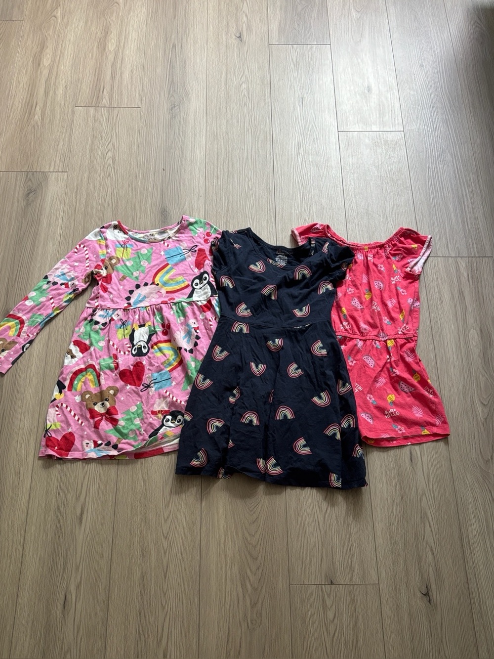Set of 3 girls dresses & romper